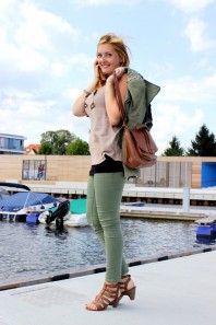 Lookbook Studded Shoulder Denim Blazer | Lookbook Studde... | Style my Fashion