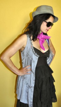 silberne Weste | Stilmix | Style my Fashion