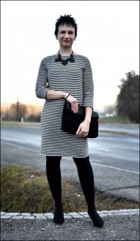 Streifenkleid 