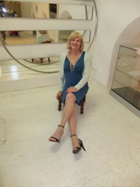 Kleid und Sandalen