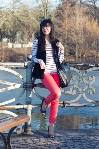 rote Jeans | red lady | Style my Fashion