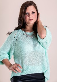 LOVELEY MINT SWEATER LOVELEY MINT SWEATER