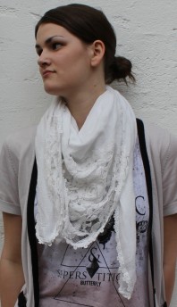 weißes Dreieckstuch | Mystic Butterfl... | Style my Fashion