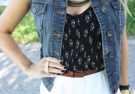 schwarzes Aztekentop