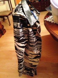 Foto: MissElly Selbstgenähter Mantel im Zebra-Look mit Lederkragen | Zebra-Look | Style my Fashion