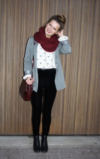 Highwaist Leggings | Weinrote Liebe | Style my Fashion