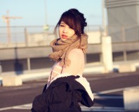 graubeiges weites tuch | kuschelwarm. | Style my Fashion