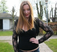 Schwarzes T-Shirt kombinieren: 'Rückenfreies Shirt' (Damen, Shirt, schwarz, Bilder) | Style my Fashion