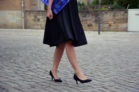 schwarzer Neoprenrock (Foto: Sophia Fischer (glasschuh.com)) schwarzer Neoprenrock