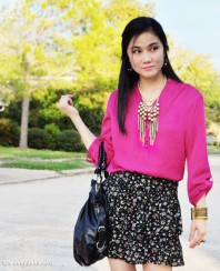 magenta Bluse | Ein Traum in Ma... | Style my Fashion