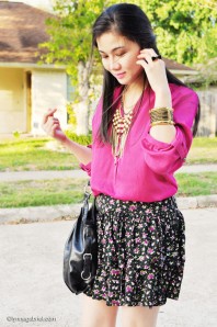 magenta Bluse | Ein Traum in Ma... | Style my Fashion