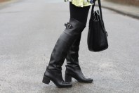 Schwarze Stiefel kombinieren: 'schwarze Overknees' (Damen, Schuhe, schwarz, Bilder) | Style my Fashion