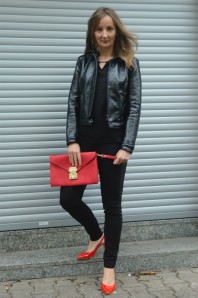 New Year Party in New York: Lacklederjacke 60er Stil