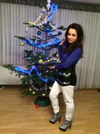 Silberne Glitzerstiefletten Silberne Glitzerstiefletten