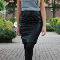 Lederrock | Eleganter Biker... | Style my Fashion