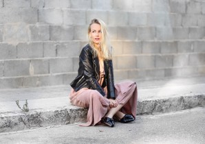 SLIPPER & LEATHERJACKET | Style my Fashion