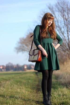 Emerald green dress | Style my Fashion