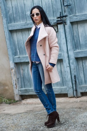 Wearing Meltin' Pot Reversible Jeans