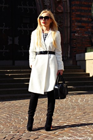 white coat | Style my Fashion