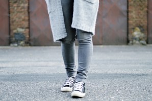 Long grey cardigan - nonroutinegirl. (Freizeit & Streetwear, Bilder) | Style my Fashion