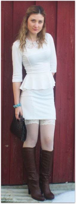 Stylist 'Geryy92' im sexy Peplum-Kleid