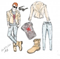 LOOK OF THE DAY - DER PASTEL PUNK LOOK OF THE DAY - DER PASTEL PUNK