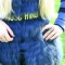 Blue Fur Vest