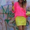 Handtasche mit gelbem Spitzen-Muster | Gelbe Spitze | Style my Fashion