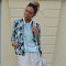 weißer verspielter Lederrock | Palmen und Lede... | Style my Fashion