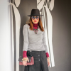 Gray and Burgundy | Style my Fashion