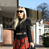 red tartan skirt | Style my Fashion