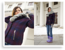 purple winter | Style my Fashion